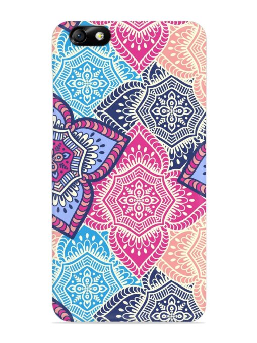 Ethnic Floral Seamless Snap Case for Honor 4X Zapvi