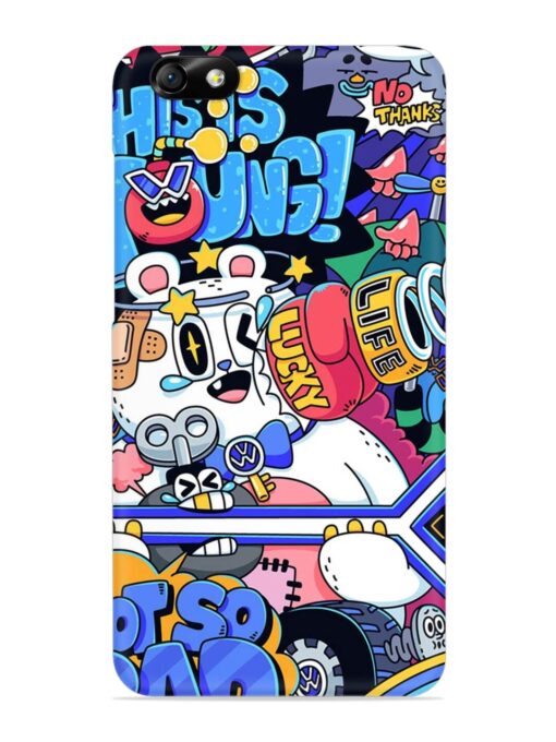 Universal Doodle Snap Case for Honor 4X Zapvi