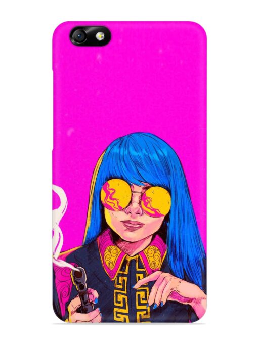 Aesthetic Anime Girl Snap Case for Honor 4X Zapvi