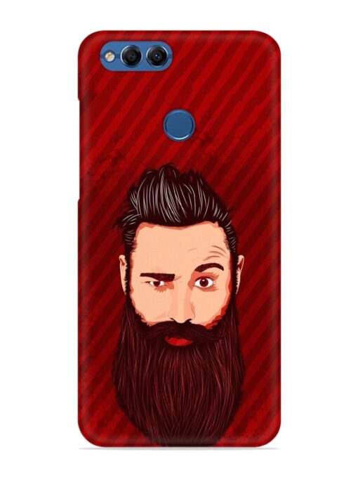 Beardo Man Snap Case for Honor 7X Zapvi