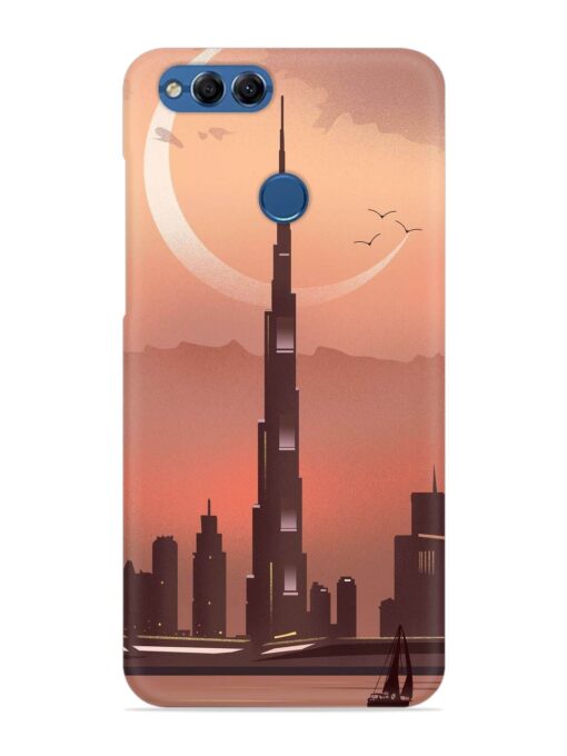 Landmark Burj Khalifa Snap Case for Honor 7X Zapvi