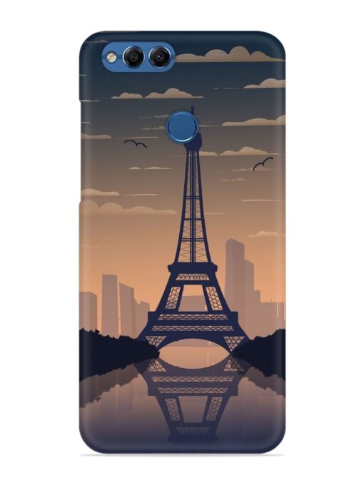 France Paris Eiffel Tower Gradient Snap Case for Honor 7X Zapvi