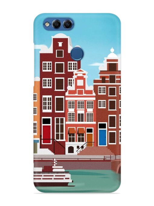 Scenery Architecture Amsterdam Landscape Snap Case for Honor 7X Zapvi