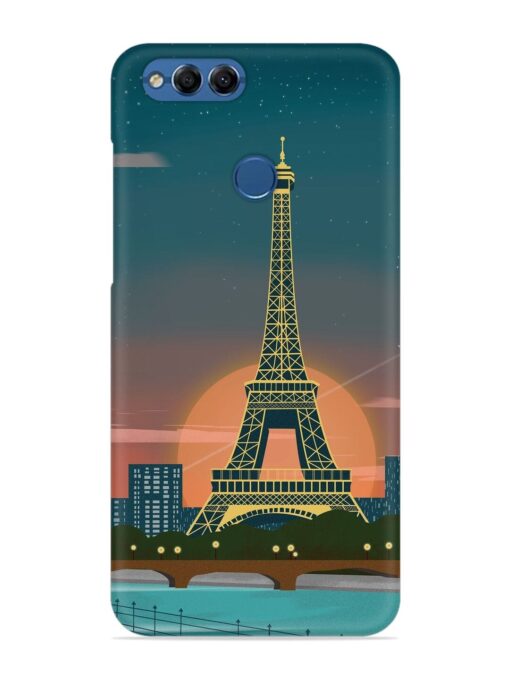 Scenery Architecture France Paris Snap Case for Honor 7X Zapvi