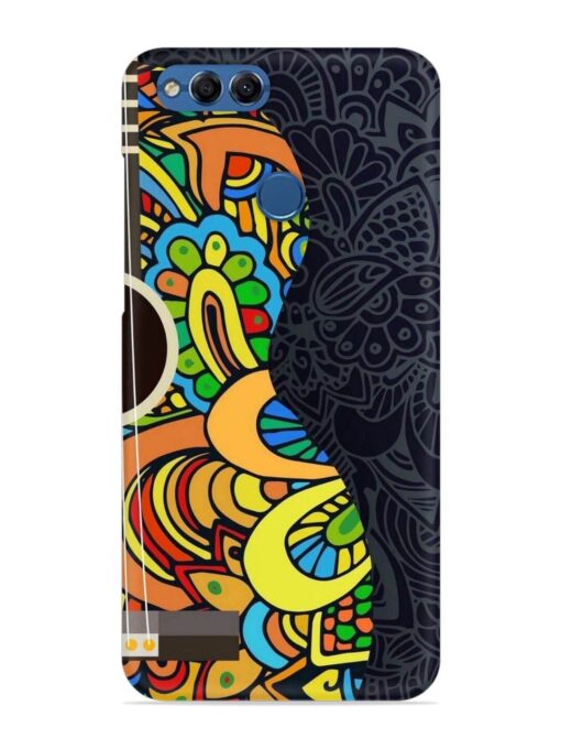 Guitar Vector Art Snap Case for Honor 7X Zapvi