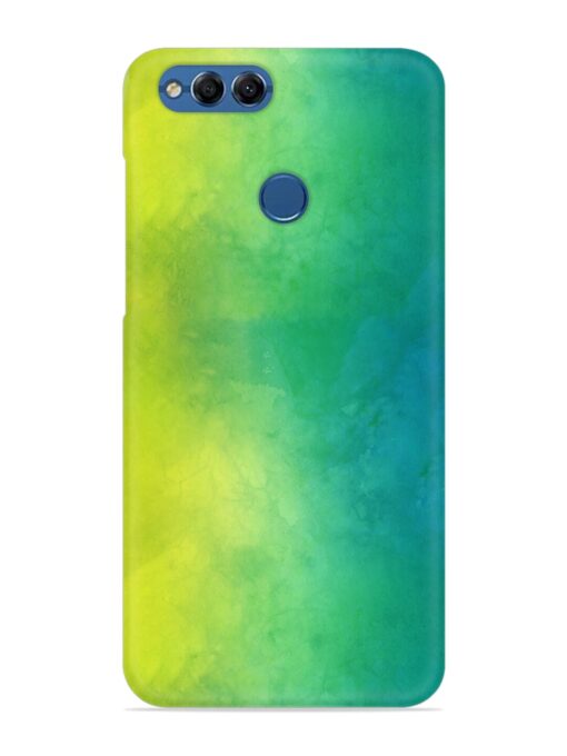 Yellow Green Gradient Snap Case for Honor 7X Zapvi