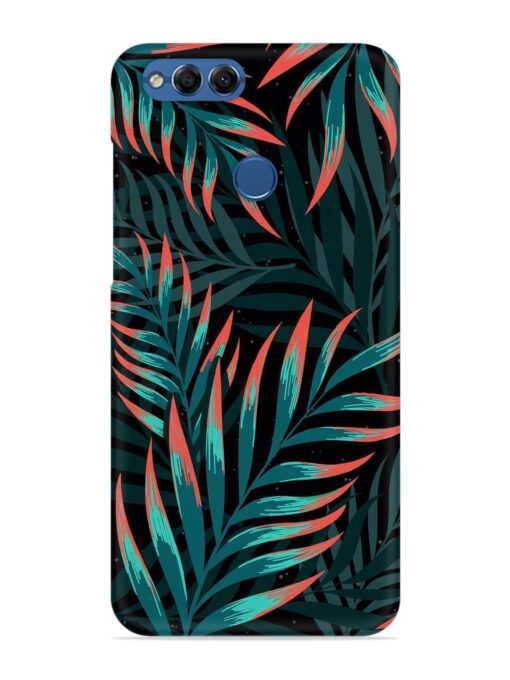 Green Leaf Art Snap Case for Honor 7X Zapvi