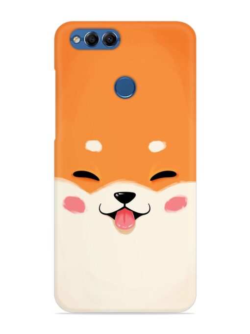 Happy Cat Art Snap Case for Honor 7X Zapvi