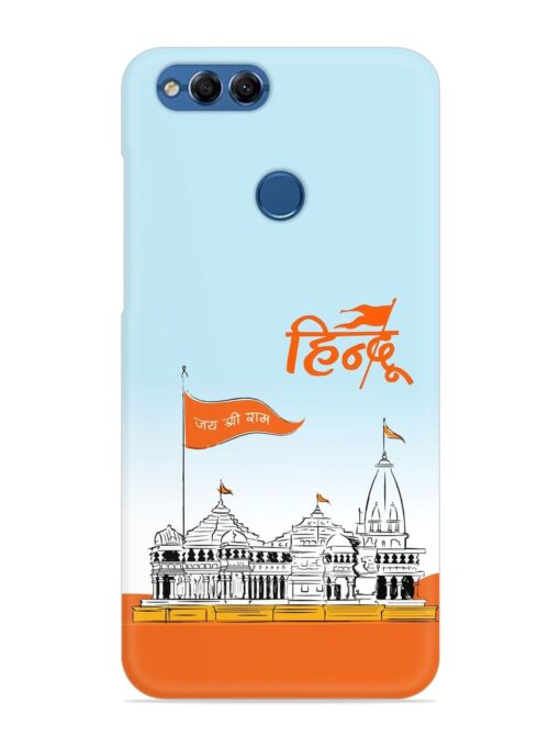 Ram Mandir Hindu Snap Case for Honor 7X Zapvi