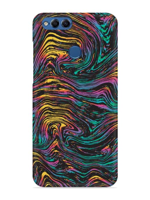 Abstract Liquid Colors Snap Case for Honor 7X Zapvi