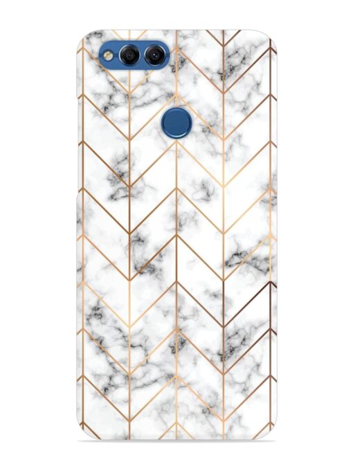 Vector Marble Texture Snap Case for Honor 7X Zapvi