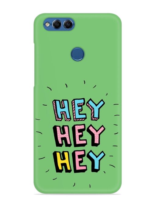 Hey Vector Cartoon Snap Case for Honor 7X Zapvi