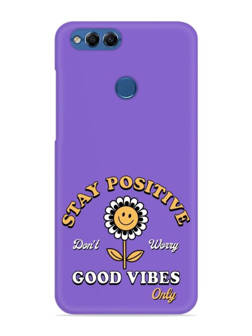 Retro Positive Flower Snap Case for Honor 7X Zapvi