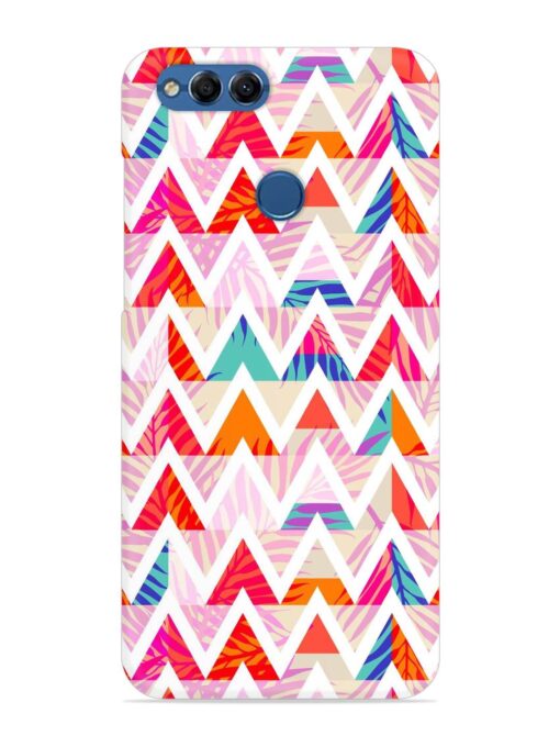 Abstract Triangle Background Snap Case for Honor 7X Zapvi