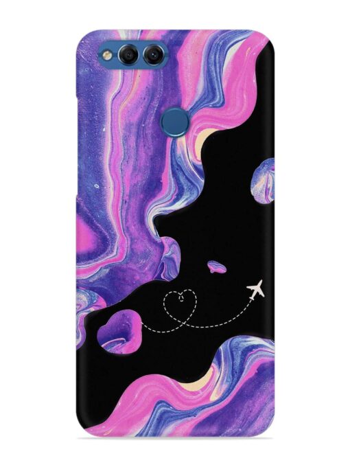 Glitter Art Snap Case for Honor 7X Zapvi