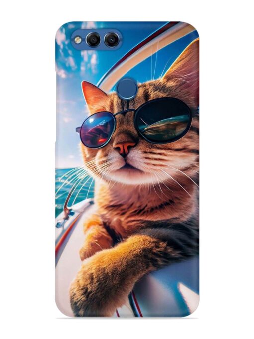 Cat In Style Snap Case for Honor 7X Zapvi