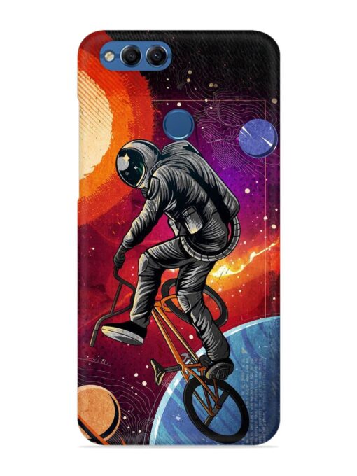 Super Eclipse Bmx Bike Snap Case for Honor 7X Zapvi