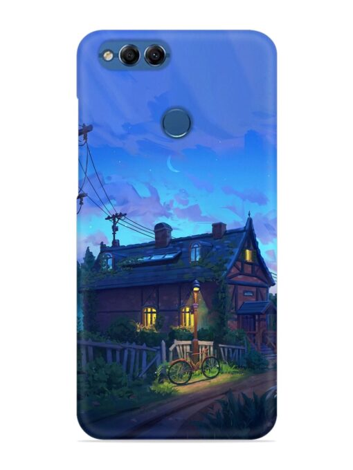 Beautiful Village House Snap Case for Honor 7X Zapvi