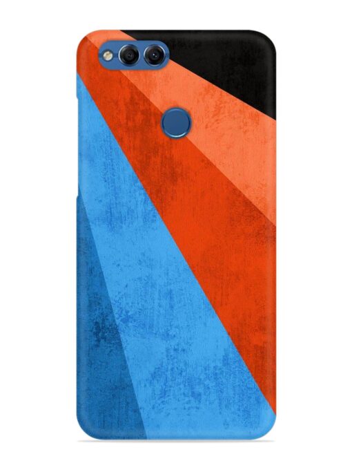 Modern Matte Abstract Snap Case for Honor 7X Zapvi