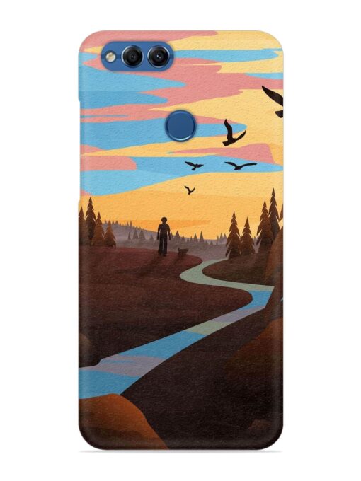 Natural Landscape Art Snap Case for Honor 7X Zapvi