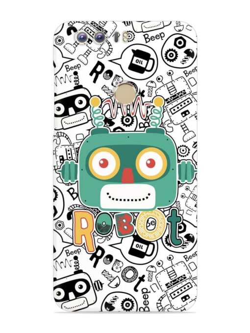 Robot Modern Seamless Pattern Snap Case for Honor 8 Zapvi