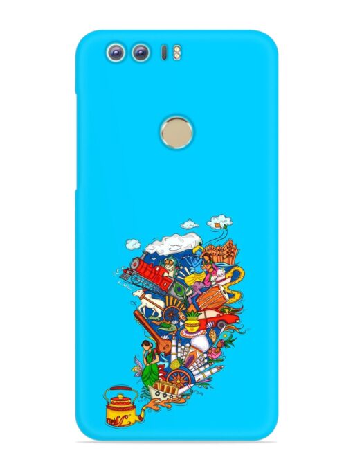 Vector Design Indian Snap Case for Honor 8 Zapvi