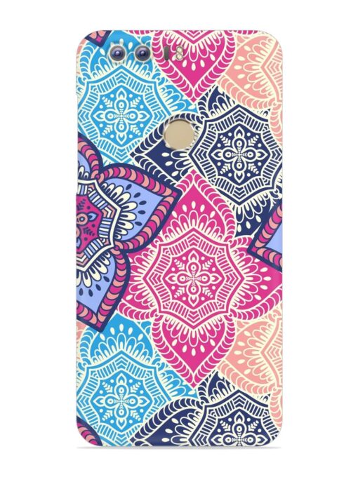 Ethnic Floral Seamless Snap Case for Honor 8 Zapvi