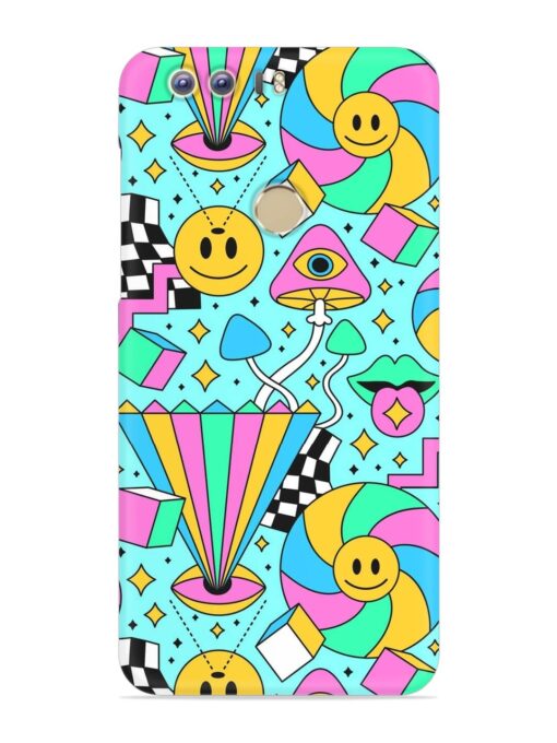 Trippy Rainbow 60S Snap Case for Honor 8 Zapvi