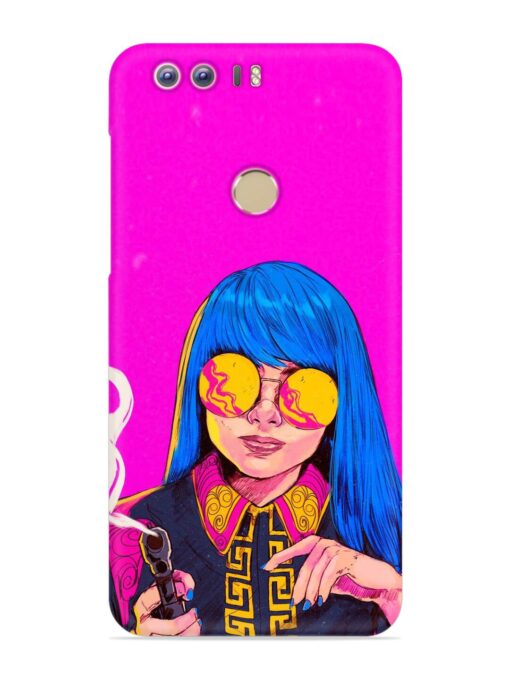 Aesthetic Anime Girl Snap Case for Honor 8 Zapvi