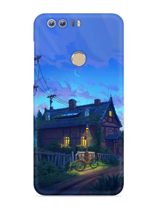 Beautiful Village House Snap Case for Honor 8 Zapvi