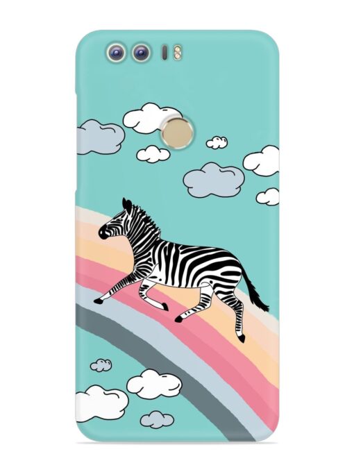 Running Zebra Snap Case for Honor 8 Zapvi