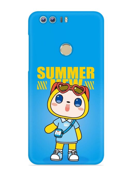 Summer Mew Cartoon Snap Case for Honor 8 Zapvi