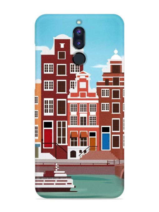 Scenery Architecture Amsterdam Landscape Snap Case for Honor 9I Zapvi