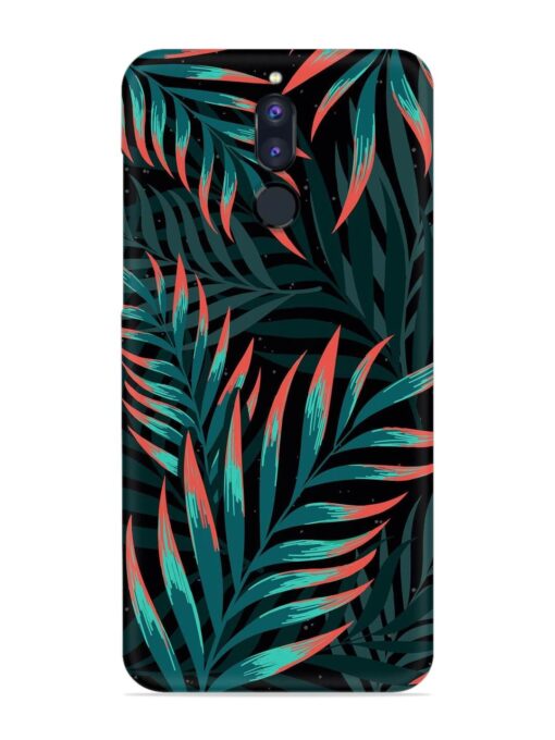 Green Leaf Art Snap Case for Honor 9I Zapvi