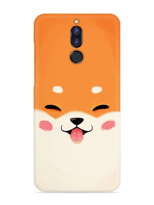 Happy Cat Art Snap Case for Honor 9I Zapvi