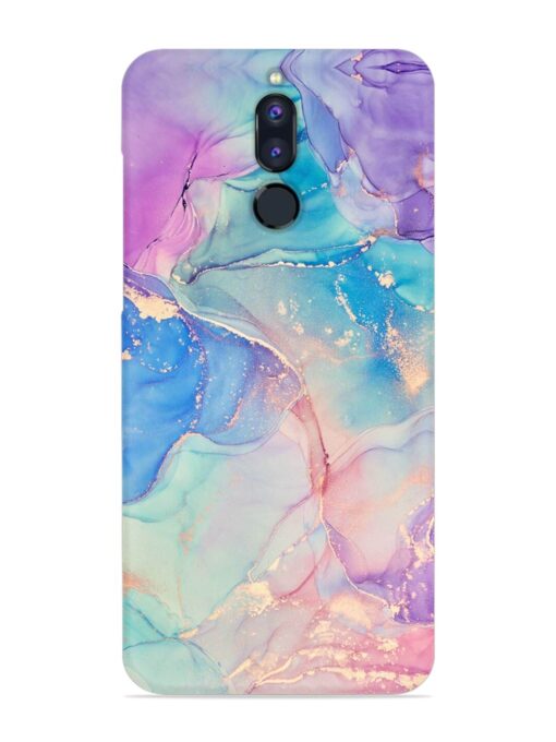 Alcohol Ink Colors Snap Case for Honor 9I Zapvi