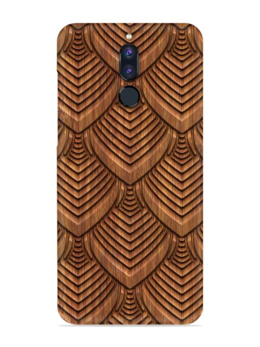 Carved Pattern On Snap Case for Honor 9I Zapvi