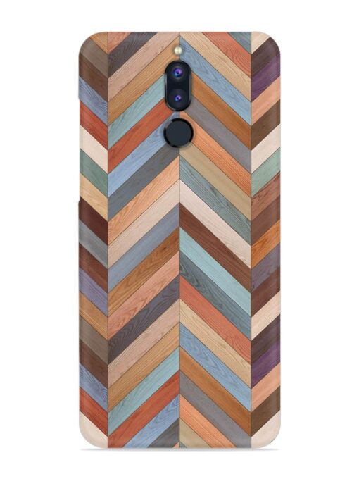 Seamless Wood Parquet Snap Case for Honor 9I Zapvi