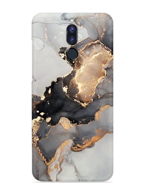 Luxury Abstract Fluid Snap Case for Honor 9I Zapvi