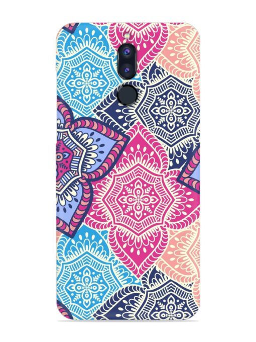 Ethnic Floral Seamless Snap Case for Honor 9I Zapvi