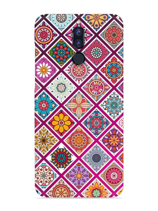 Seamless Tile Pattern Snap Case for Honor 9I Zapvi