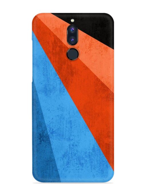 Modern Matte Abstract Snap Case for Honor 9I Zapvi