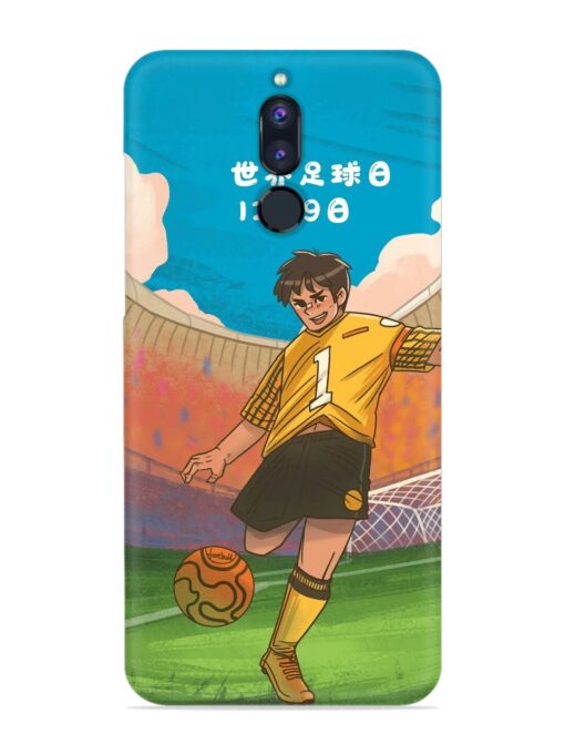 Soccer Kick Snap Case for Honor 9I Zapvi