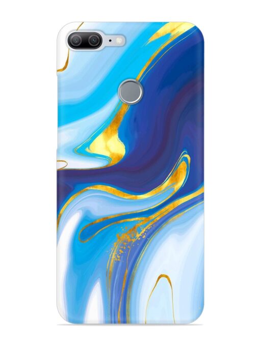 Watercolor Background With Golden Foil Snap Case for Honor 9 Lite Zapvi