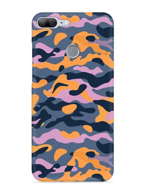 Camouflage Army Military English Orange Art Snap Case for Honor 9 Lite Zapvi