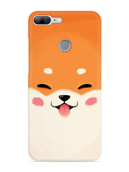 Cute Dog Face Vector Snap Case for Honor 9 Lite Zapvi