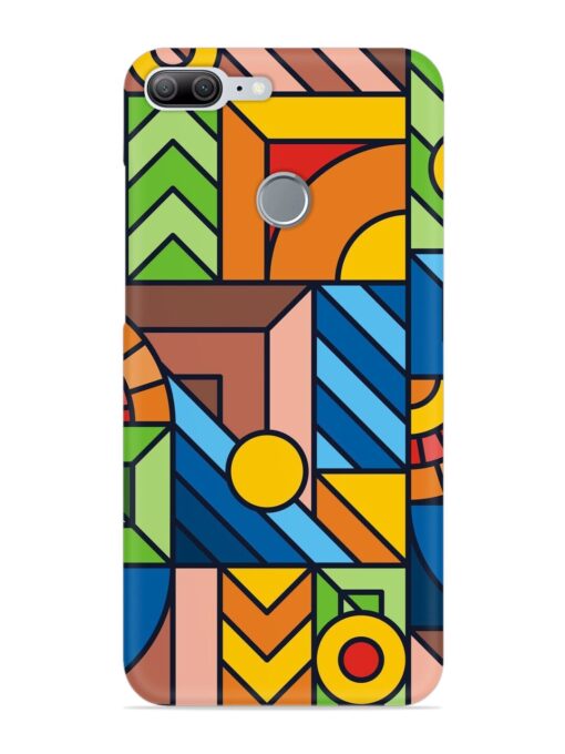 Colorful Geometric Snap Case for Honor 9 Lite Zapvi