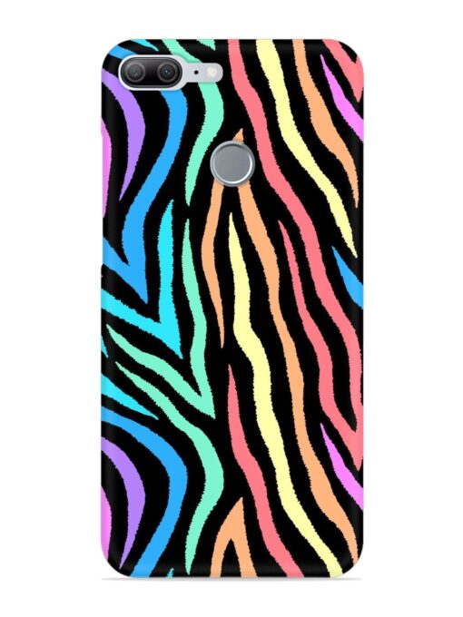 Colorful Abstract Zebra Snap Case for Honor 9 Lite Zapvi