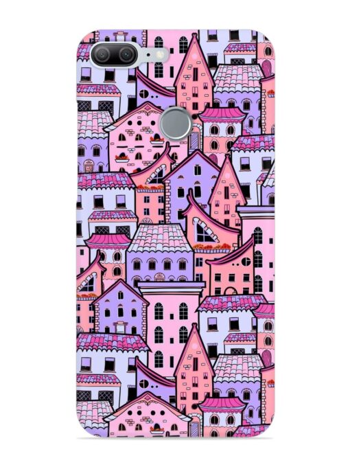 Seamless Pattern Houses Snap Case for Honor 9 Lite Zapvi