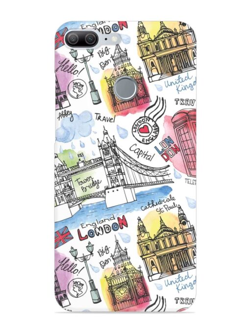 Vector London Landmark Snap Case for Honor 9 Lite Zapvi